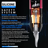 Professional Tattoo Kit - 1600mAh Wireless Pen Machine, 10 Cartridge Needles & Transfer Paper - Complete Starter Set for Beginners - EF-TKP752B-2