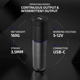 Tattoo Gun Kit,Solong 1600mAh Power Wireless Tattoo Gun 2 Operating Modes with LED Display Tattoo Kit 20Pcs Assorted Tattoo Needles Tattoo Ink Travel Bag Complete Tattoo Supplies SLE72KIT-7
