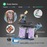 Solong Tattoo Traditional Pro Complete Tattoo Kit Liner & Shader Coil Tattoo Machines TK456