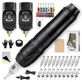 Hawink Tattoo Rotary Machine Wireless Pen Kit with 2 Batteries EM155KITP155-1