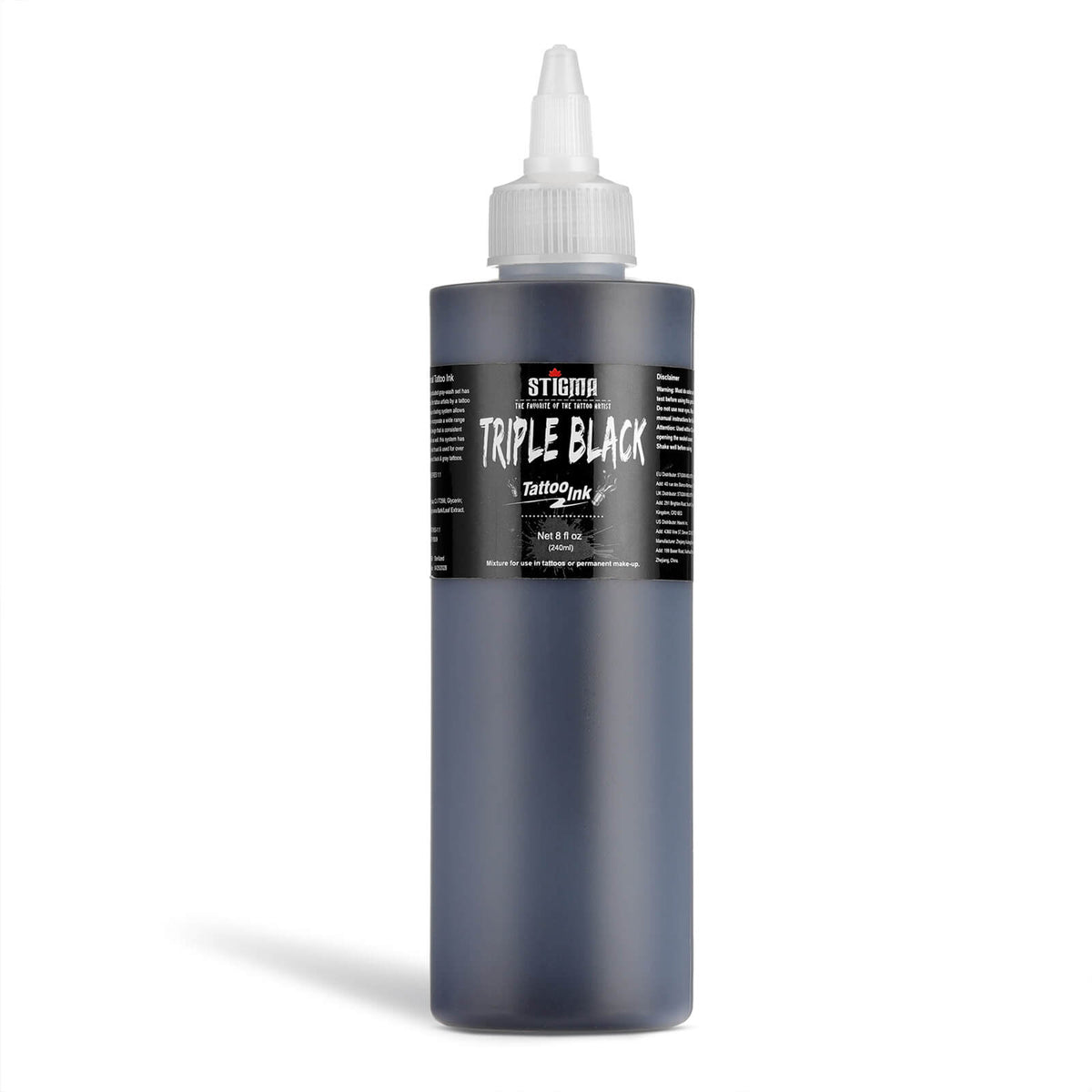 Tattoo Ink Black Standard Pigment 240ml Stigma (sig)