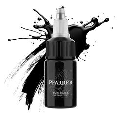 Black Tattoo Ink 30/60ml Vegan-Friendly PFARRER (sig)