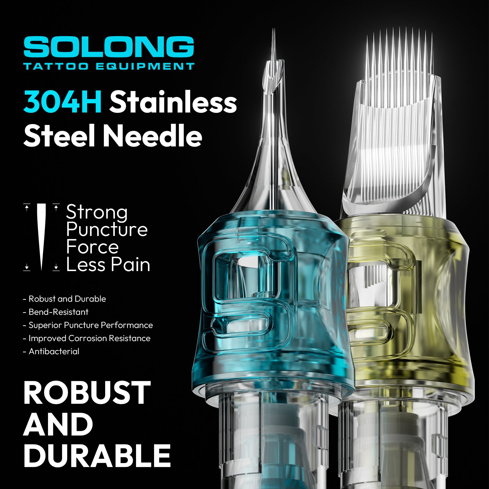 Solong STILETTO PRO Cartridges RL/RS/RM/M1 20PCS