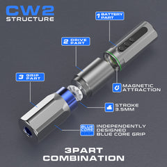 CNC CW2 Wireless Tattoo Machine Dual Batteries