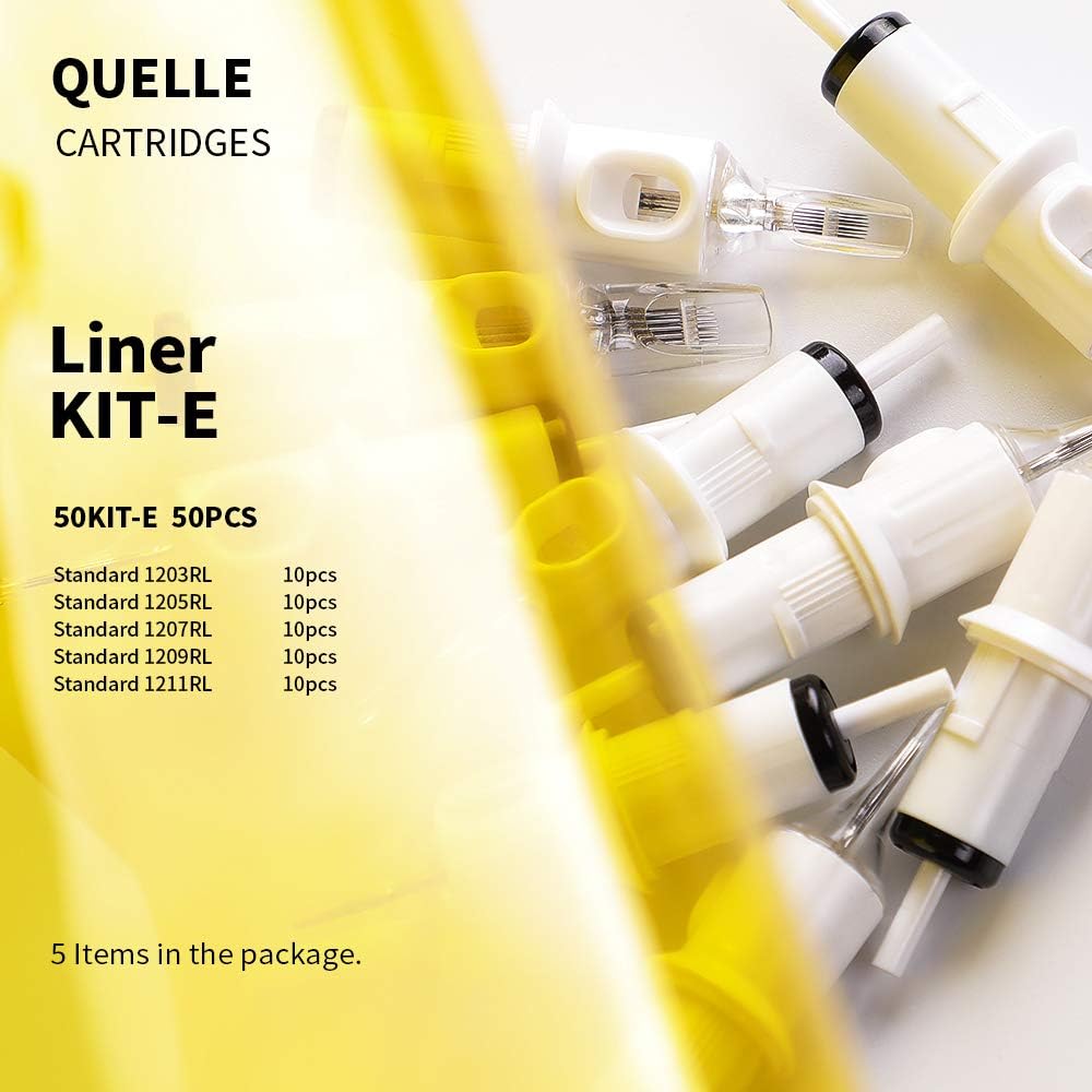 Quelle Tattoo Needle Cartridges Mixed 50PCS