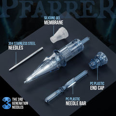 PFARRER Tattoo Needles Cartridges Professional Disposable 20Pcs