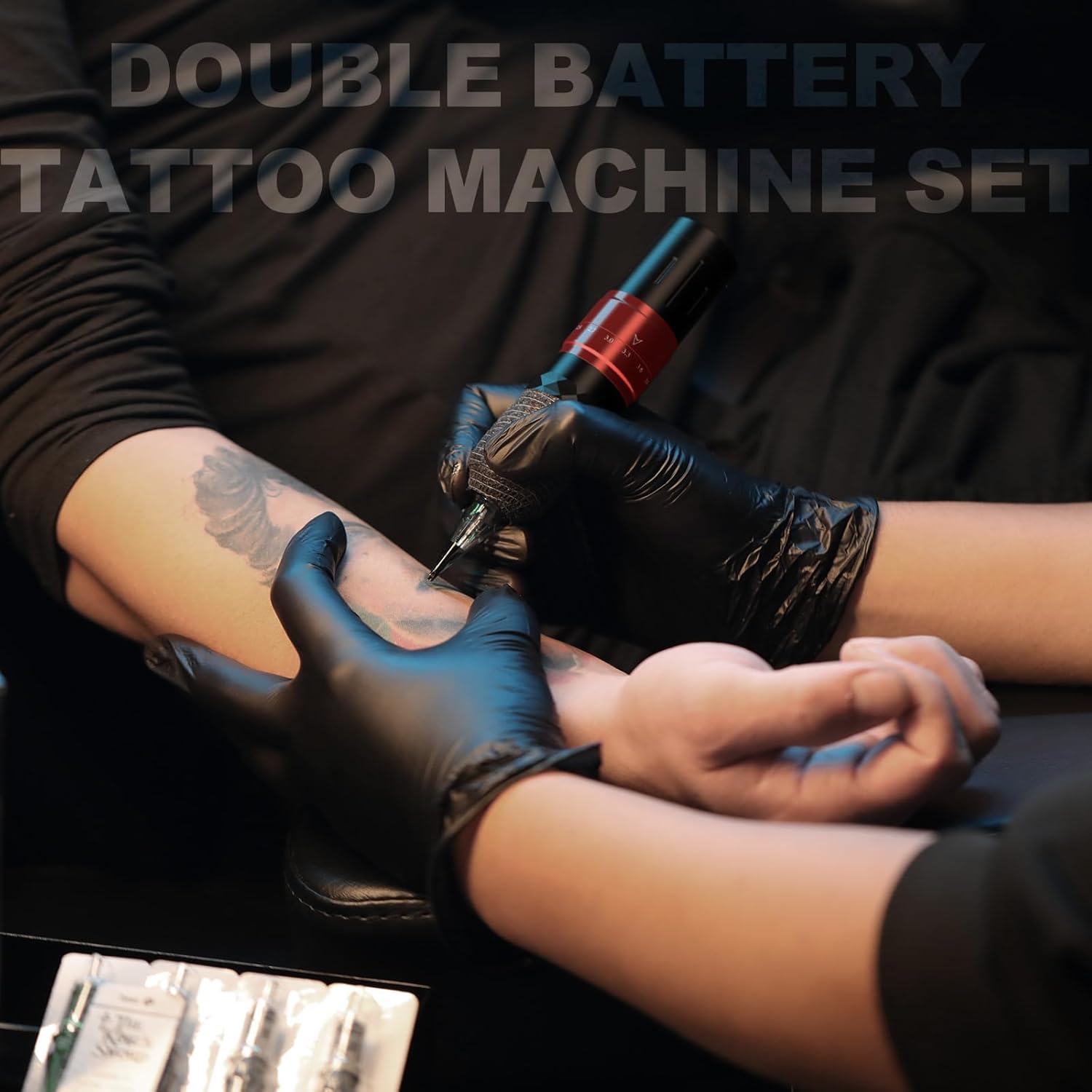 Solong Wireless Cartridge Rotary Tattoo Machine Pen Kit With 2 Battery SLE75KIT-1