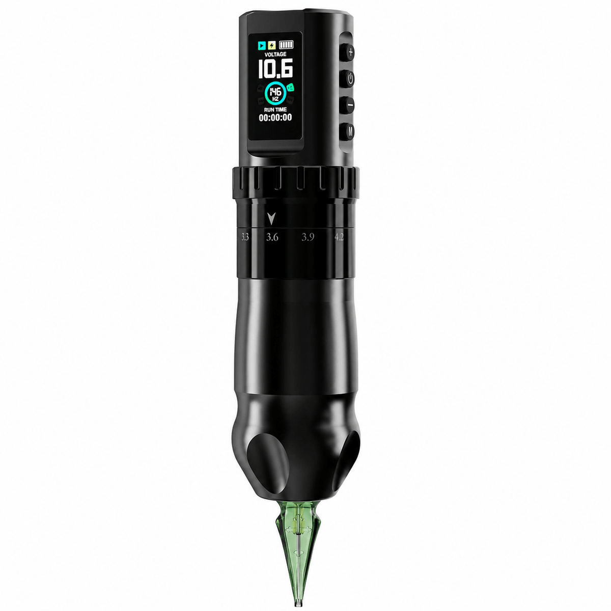 Solong E201 Wireless Tattoo Pen with 7 Stroke Lengths & Dual 1800mAh Batteries – 14H Runtime, High Torque Motor