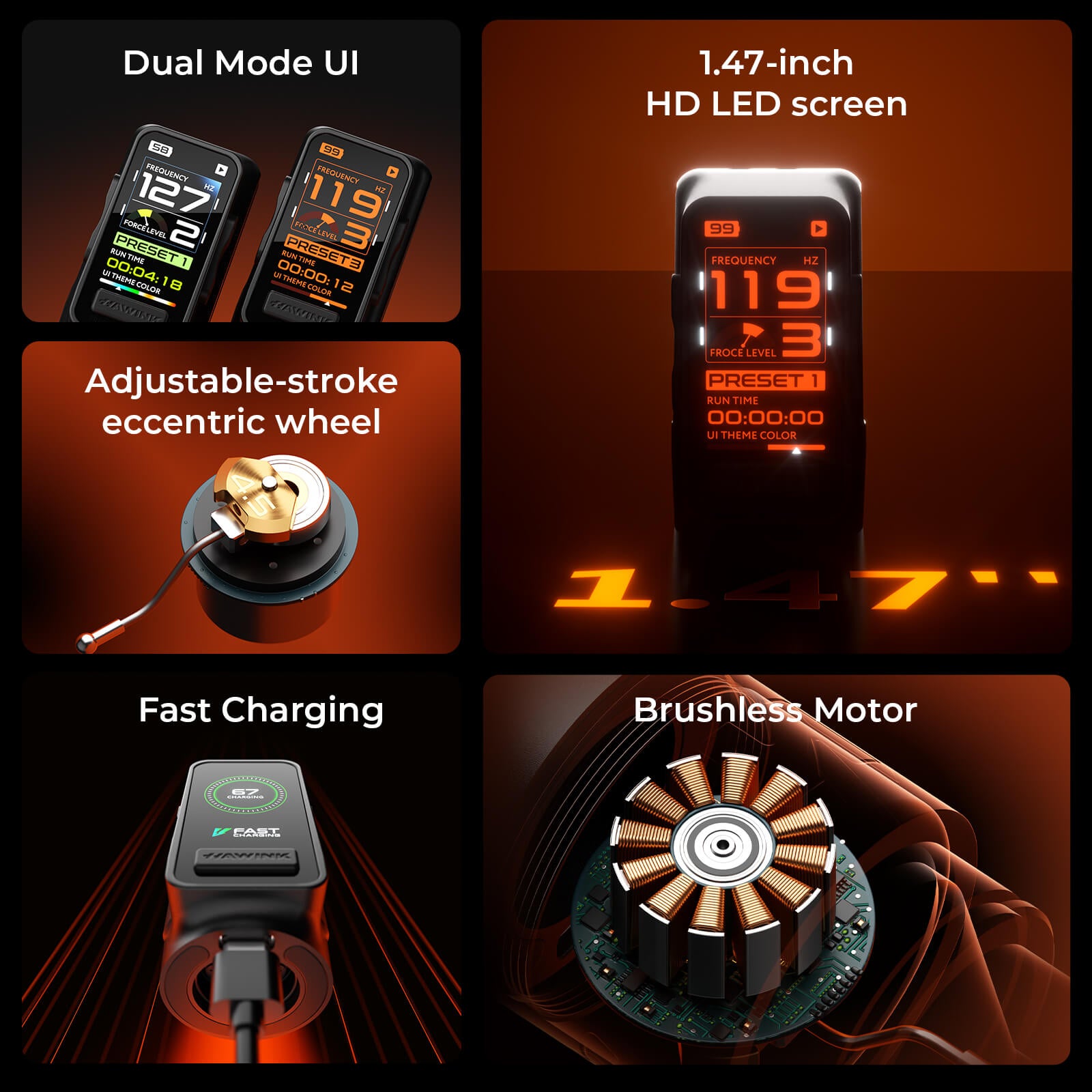 H1 Wireless Tattoo Pen Machine - Adjustable Stroke (3.5/4.0/4.5mm), Smart Color Screen, 1520mAh Battery Rotary Tattoo Machine