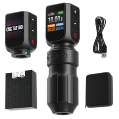 CNC E77 Wireless Tattoo Machine Dual Batteries