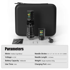 Tattoo Machine E96 Digital Display & 7 Stroke Adjustable