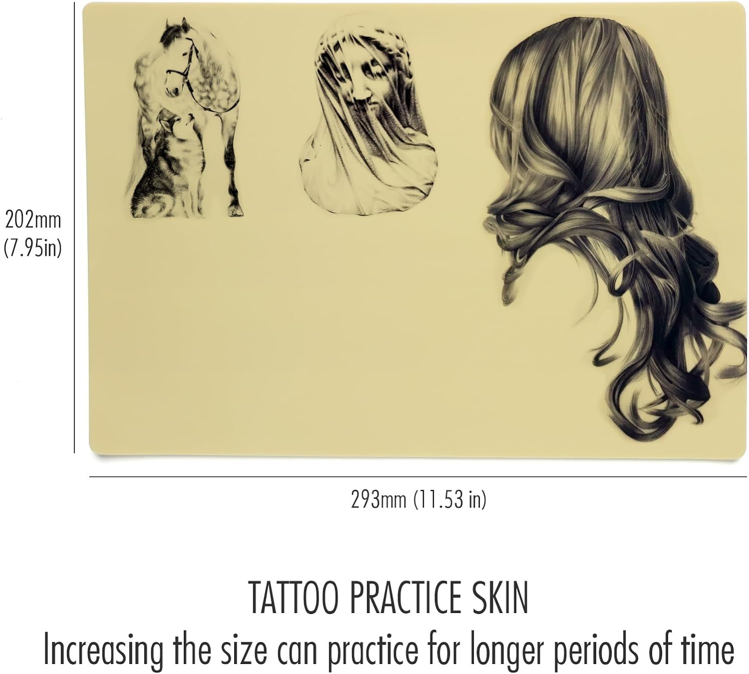 STIGMA 3MM Tattoo Practice Skin 5PCS