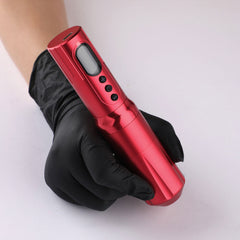 Solong Stroke 4.0mm Tattoo Machine E98 with 2 Batteries, Brushless Motor, Fast Charge