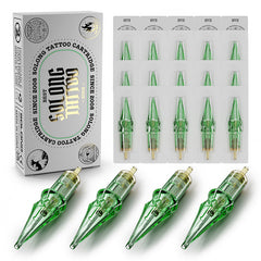 Solong VITALITY Tattoo Needle Cartridges EN01S Round Liner/RL 20PCS/50PCS