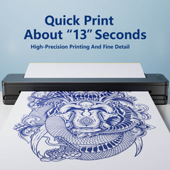 CNC T106(P8011) Revolutionary Bluetooth Tattoo Stencil Printer (P8008 Generational Upgrading)