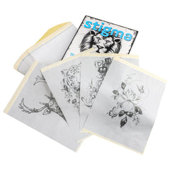 STIGMA 120 Sheets Tattoo Transfer Paper,4 Layers Tattoo Stencil Paper,Transfer Paper for Tattooing A4 Size