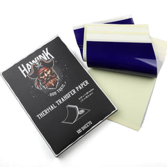 HAWINK Tattoo 100 Sheets Tattoo Transfer Paper,4 Layers Stencil Transfer Paper, A4 Size