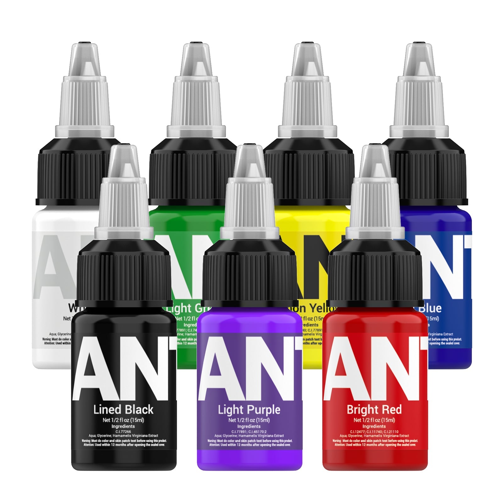 ANTIKE Tattoo Ink 7 Color Set