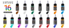 Tattoo Ink 10/16 Colors Set 15ml CNC