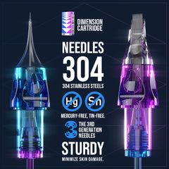 CNC Dimension Tattoo Needle Cartridges Weaved Magnum M1 20PCS