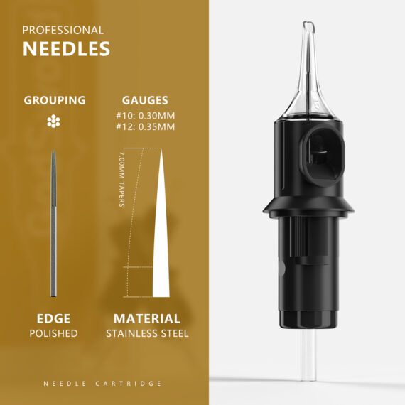 Godsword Standard Disposable Tattoo Needle Cartridges Round Liner 20Pcs