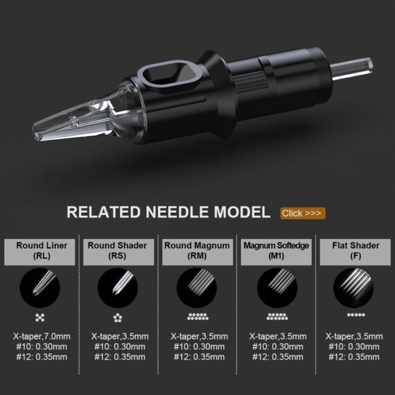 Godsword Standard Disposable Tattoo Needle Cartridges Round Liner 20Pcs