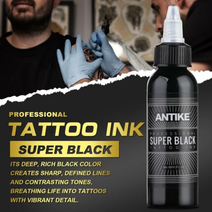 Tinta de tatuaje negra TI5003-60-030-1
