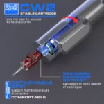 طقم قلم الوشم اللاسلكي CNC CW2 مع 60 عبوة من خراطيش الشرطة