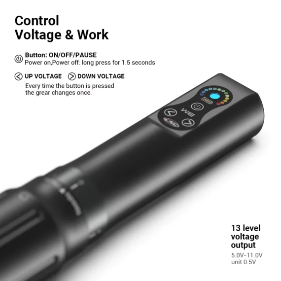 CNC® Wireless מכונת קעקועים סיבובית Pen X-WE