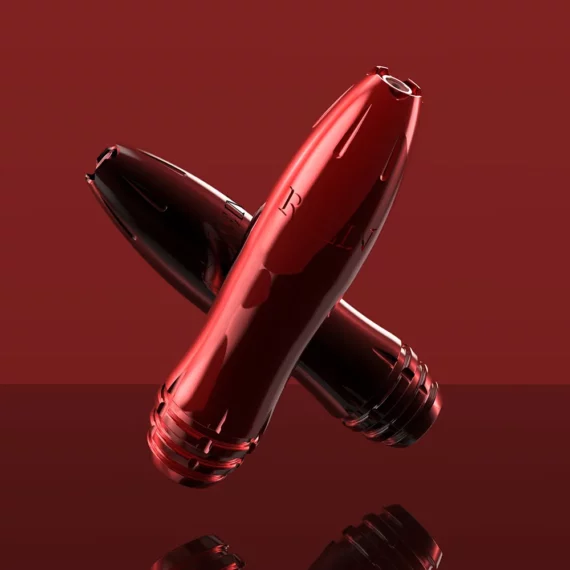 قلم ماكينة الوشم الدوار راين EM133 أسود/أحمر