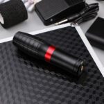 Solong Motor Tattoo Pen Machine Kit svart röd EM153KITP162