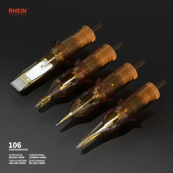 מחסנית קעקועים RHEIN מחט 50 יחידות גודל מעורב EN02