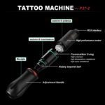 Hawink bežični komplet za tetoviranje HWP37KIT s digitalnim zaslonom i dvije baterije