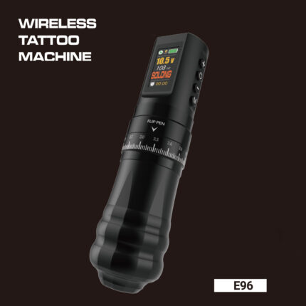 Solong Tattoo Machine E96 Digital Display &amp; 7-takts justerbar