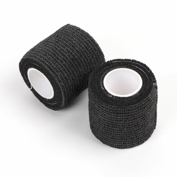 ضمادة قبضة الوشم غير المنسوجة من سولونج، 6 قطعة/صندوق أسود