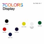 סט 7 צבעים, 1oz - סט דיו קעקוע מקצועי של Solong TI302-30-7