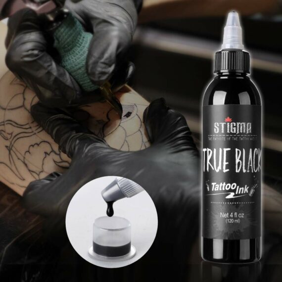 Stigma Black Color Scale мастило за татуировки 4oz True Black