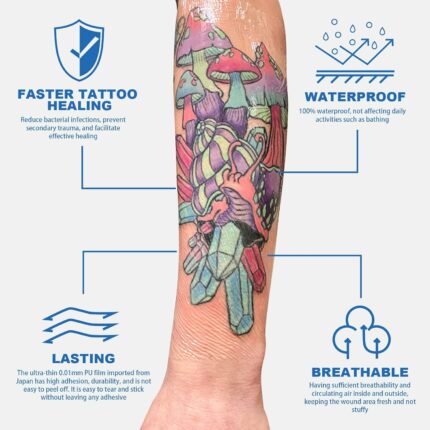 Wodoodporny bandaż do pielęgnacji tatuażu