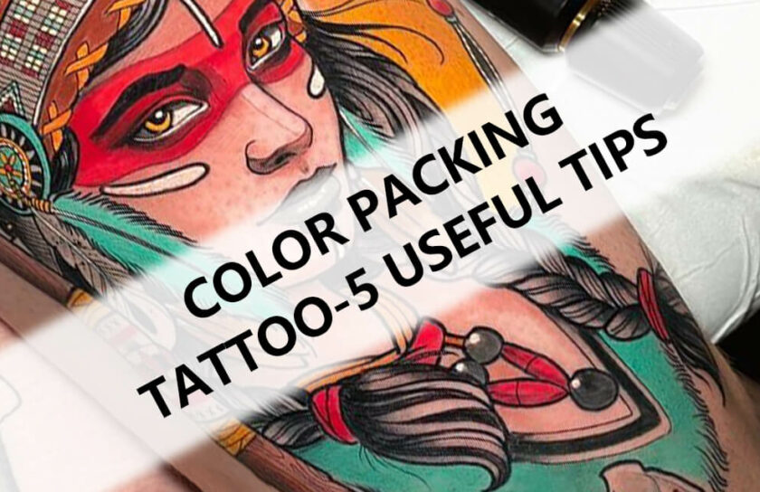 färg packning tatueringstips