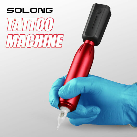 Bezdrátové rotační startovací tetovací pero Solong SLP63KITTI302-2