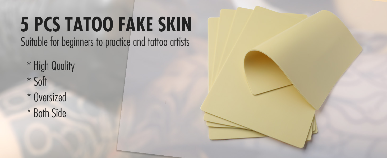 Soft Silicone Fake Tattoo Skin for Tattooing