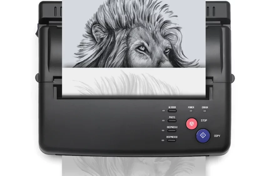 Black Tattoo Transfer Stencil Machine Thermal Copier Printer with 10 Pieces  Transfer Papers : Amazon.in: Beauty