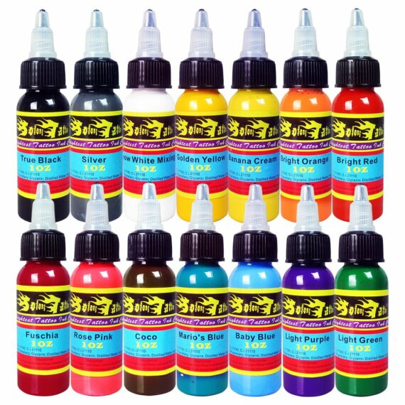 30ml/bottle 14 Colors Tattoo Ink Set Tattoo Ink Set Professional Tattoo Ink  NEW