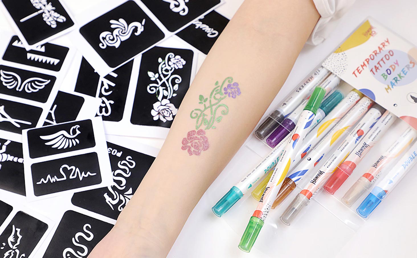 HAWINK temporary tattoo markers